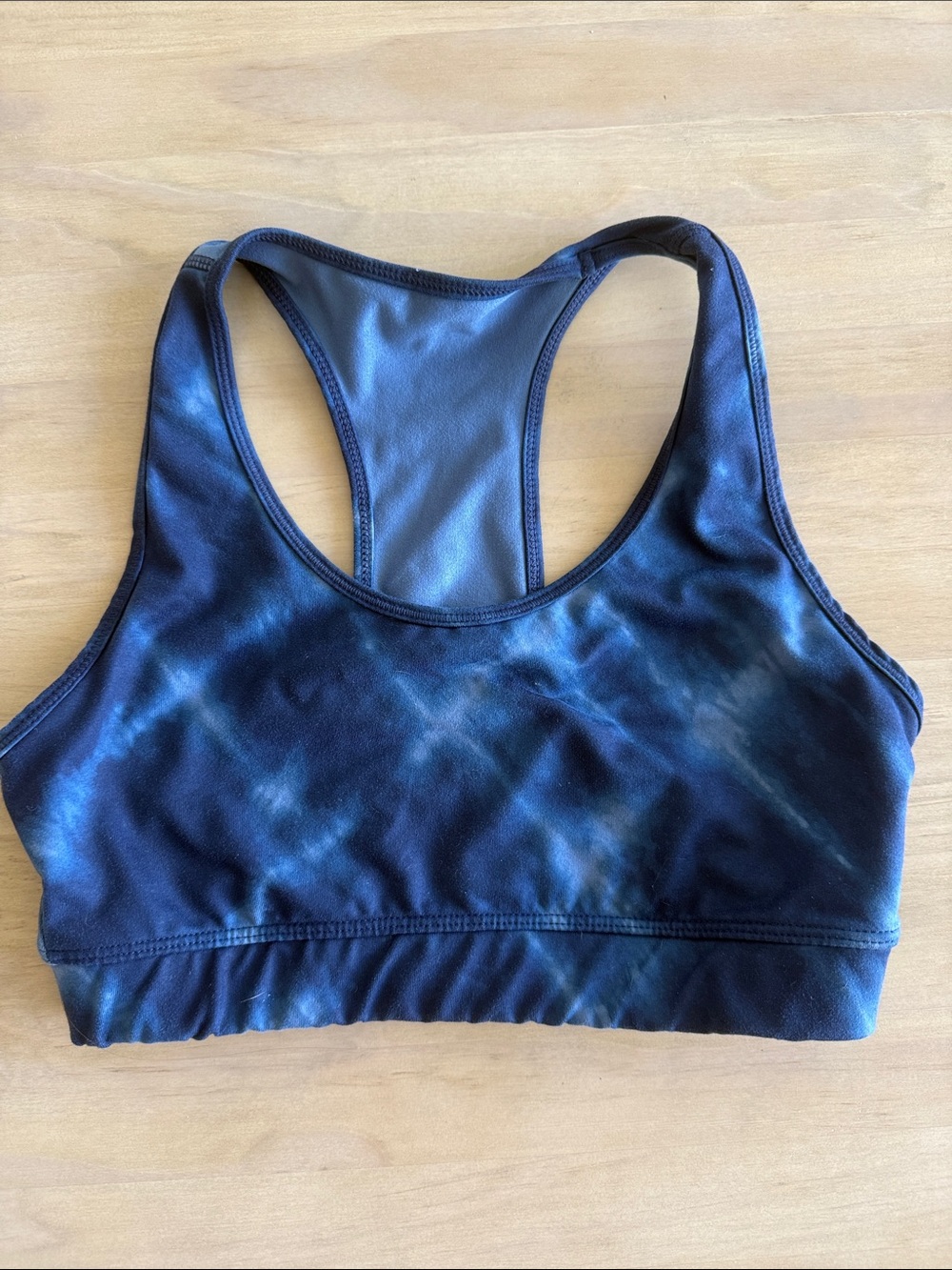 Gap Fit Blue Tie Dye sports bra size small